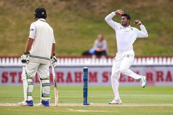 Shakib Al Hasan picked up his 450th international wicket during the second day's play. Shakib Al Hasan picked up his 450th international wicket during the second day's play.