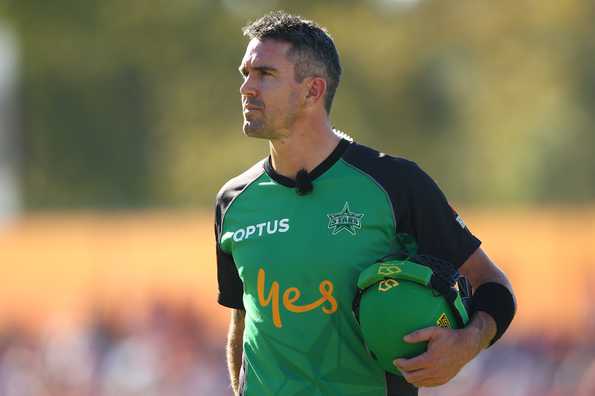 Pietersen was critical of an umpiring decision, labelling it as an 'absolute shocker' on air . Pietersen was critical of an umpiring decision, labelling it as an 'absolute shocker' on air .