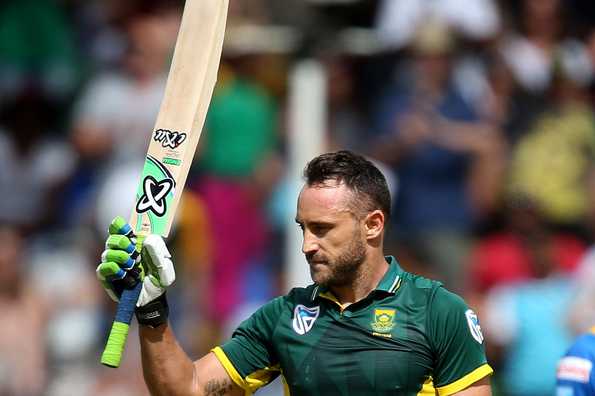 Faf du Plessis's 185 helped South Africa go 4-0 up in the five-match series