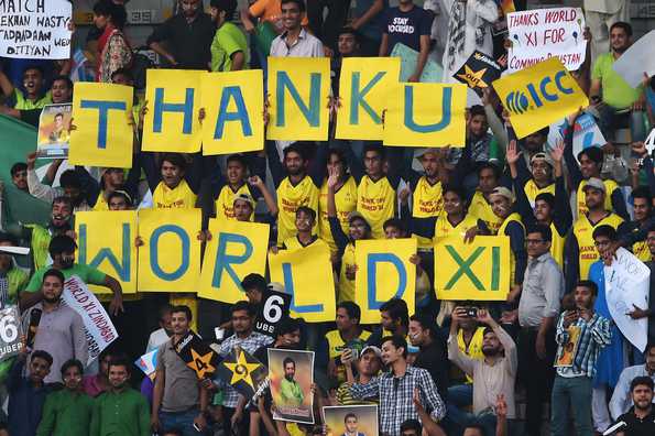 World XI series finale was all about simple joys of watching cricket for the Pakistani fans. World XI series finale was all about simple joys of watching cricket for the Pakistani fans.