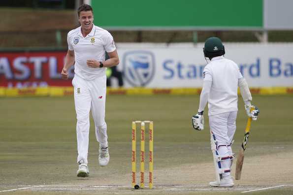 Morkel picked up two wickets but left the field afterwards with a side strain.