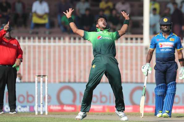Hasan Ali was adjudged Man of the Series for his 14 wickets in the five games Hasan Ali was adjudged Man of the Series for his 14 wickets in the five games
