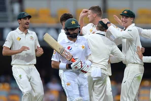 Misbah was out after just two deliveries as Pakistan slumped to another loss in Australia