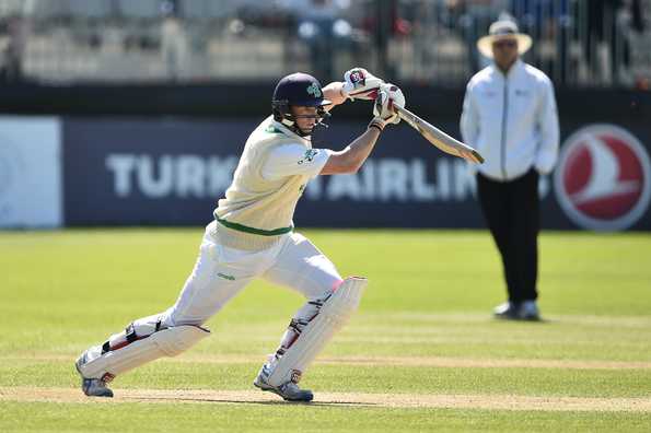 Kevin O' Brien struck seven boundaries and played the prime role in Ireland's second half-century stand, and strode to an unbeaten 67. Kevin O' Brien struck seven boundaries and played the prime role in Ireland's second half-century stand, and strode to an unbeaten 67.