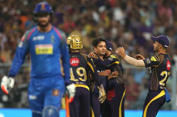 Piyush Chawla picked up two wickets for just 24 runs in a frugal spell that helped KKR choke RR in a critical knockout contest. Piyush Chawla picked up two wickets for just 24 runs in a frugal spell that helped KKR choke RR in a critical knockout contest.