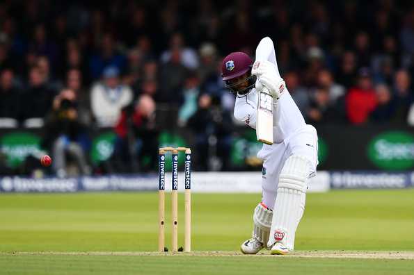 Hope remained unbeaten on 50* Hope remained unbeaten on 50*