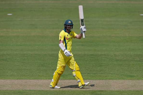 Travis Head struck a fine 87 to set 262-run target for India A at the Chinnaswamy Stadium in Bengaluru. Travis Head struck a fine 87 to set 262-run target for India A at the Chinnaswamy Stadium in Bengaluru.