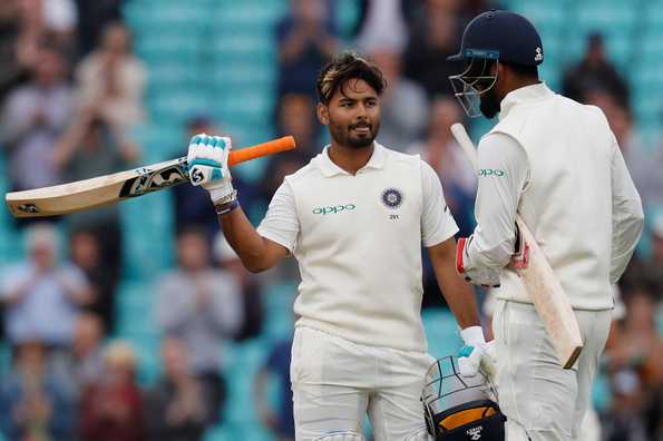 Pant got to his maiden Test hundred with a six. Pant got to his maiden Test hundred with a six.