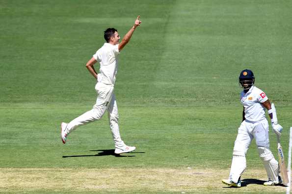 Cummins took 10 wickets for the match Cummins took 10 wickets for the match