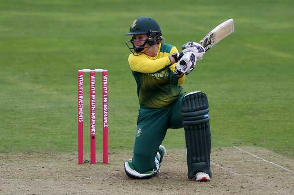 Niekerk finished with 107 off 115 balls - hitting five fours and one six Niekerk finished with 107 off 115 balls - hitting five fours and one six