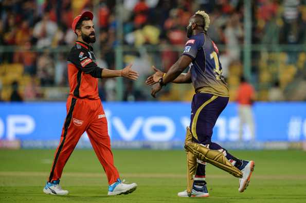 Russell helped KKR steal 53 off the last three overs against RCB, with as many as five balls to spare. Russell helped KKR steal 53 off the last three overs against RCB, with as many as five balls to spare.