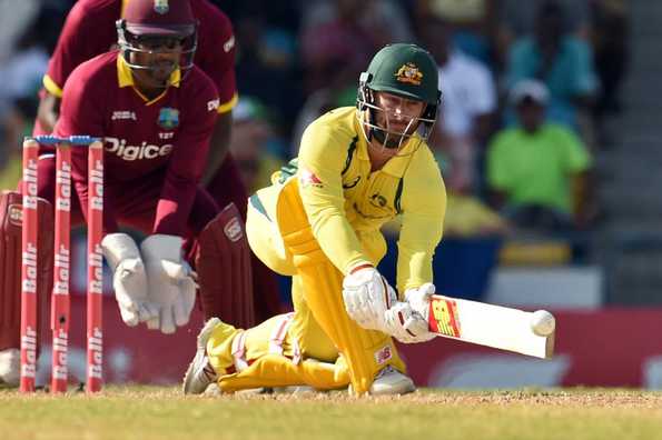 Matthew Wade struck his 8th ODI fifty to power Australia to a competitive total. Matthew Wade struck his 8th ODI fifty to power Australia to a competitive total.