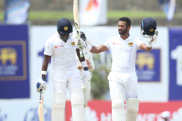Karunaratne proved to be the backbone of Sri Lanka's chase as he cracked a superlative 122