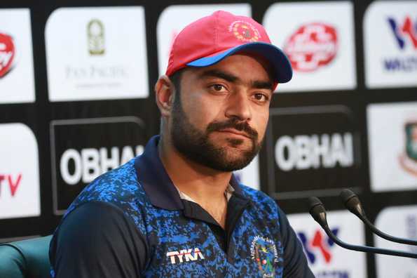"I had some work on my hamstring yesterday and today. Let's hope it works" - Rashid Khan "I had some work on my hamstring yesterday and today. Let's hope it works" - Rashid Khan