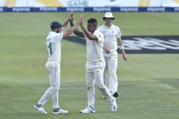 Hendricks registered his maiden Test fifer. Hendricks registered his maiden Test fifer.