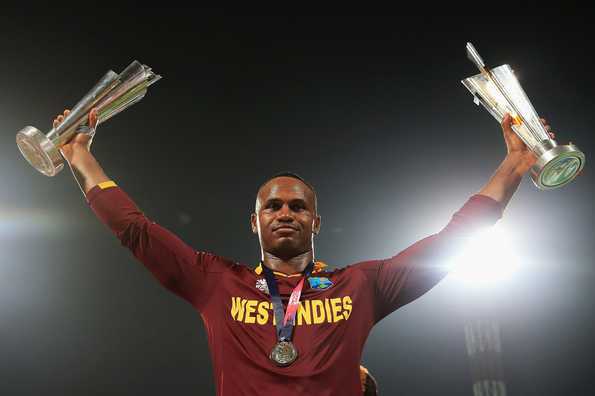 Marlon Samuels was the Player of the Match Marlon Samuels was the Player of the Match