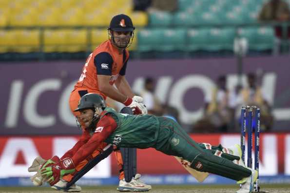 Borren pointed out that Bangladesh managed to score a lot more sixes in the game than Netherlands. Borren pointed out that Bangladesh managed to score a lot more sixes in the game than Netherlands.