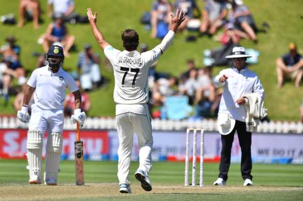 De Grandhomme is in a race against time to be fit for New Zealand's tour of England and the World Test Championship final. De Grandhomme is in a race against time to be fit for New Zealand's tour of England and the World Test Championship final.