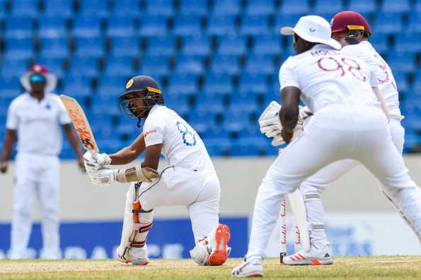 Oshada Fernando fell 9 short of what could've been his second Test century
