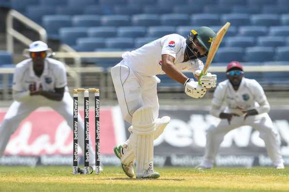 Pakistan reached 273 for 8 at Tea on day three with Fawad unbeaten on 111 Pakistan reached 273 for 8 at Tea on day three with Fawad unbeaten on 111