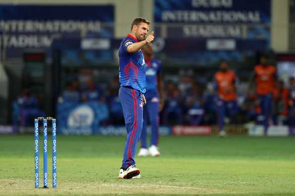 Nortje dismissed Warner on the third ball of the game and SRH could never recover from that blow.