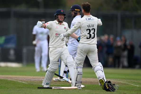 Captain Dane Vilas came to the rescue though with a cool 47 not out to see his side home. Captain Dane Vilas came to the rescue though with a cool 47 not out to see his side home.