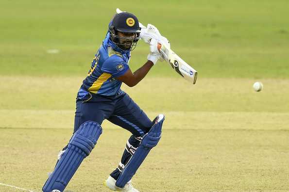Chamika Karunaratne scored an unbeaten 35 to go with his two wickets Chamika Karunaratne scored an unbeaten 35 to go with his two wickets