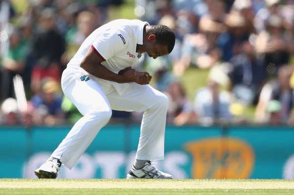 West Indies pacer had twisted his ankle in the final session of play on Day 1. West Indies pacer had twisted his ankle in the final session of play on Day 1.