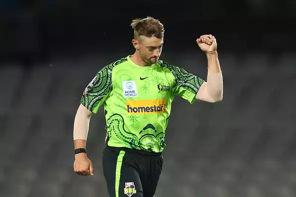 Sams took 19 wickets from 15 BBL games this season. Sams took 19 wickets from 15 BBL games this season.