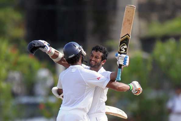 Karunaratne (135) and Chandimal (72) remained unbeaten at stumps on Day 1.