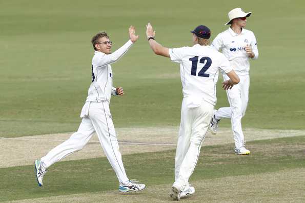 Todd Murphy has three second innings wickets to go with his four in the first.