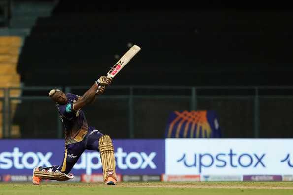Andre Russell played a game-breaking innings for KKR Andre Russell played a game-breaking innings for KKR