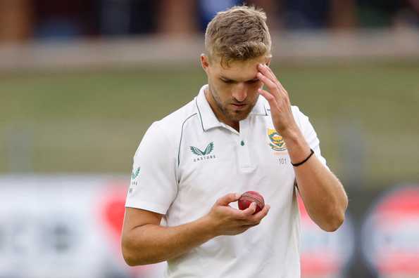 Wiaan Mulder was one of two South Africa players to test positive for Covid19 ahead of the 4th day's play in P.E Wiaan Mulder was one of two South Africa players to test positive for Covid19 ahead of the 4th day's play in P.E