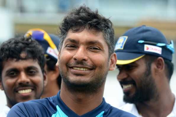 Sri Lanka cricketer Kumar Sangakkara pictured at close of play of the second Test against India at the P. Sara Oval Cricket Stadium in Colombo on August 24, 2015 Sri Lanka cricketer Kumar Sangakkara pictured at close of play of the second Test against India at the P. Sara Oval Cricket Stadium in Colombo on August 24, 2015