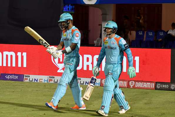 LSG were reduced to 29/3 in their chase of 179 against RR. LSG were reduced to 29/3 in their chase of 179 against RR.