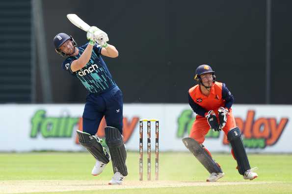 Buttler raised his century off just 47 deliveries. Buttler raised his century off just 47 deliveries.