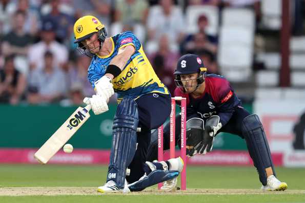 Hose became the first Warwickshire player to score two Blast centuries. 
