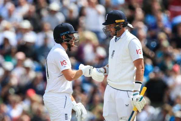 Broad added 55 runs with Bairstow for the eighth wicket. Broad added 55 runs with Bairstow for the eighth wicket.