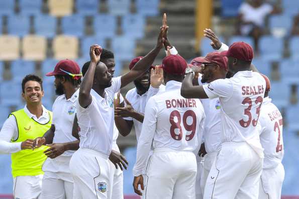 Kemar Roach bagged three as he went past 250 Test wickets Kemar Roach bagged three as he went past 250 Test wickets