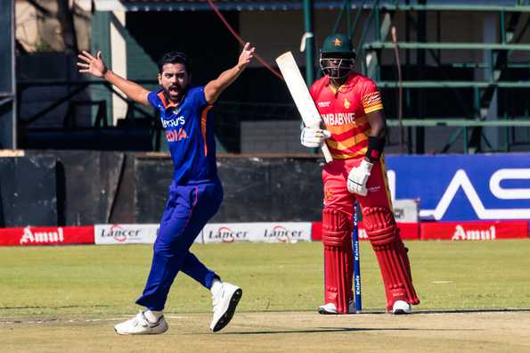 Deepak Chahar returned figures of 3 for 27 in the first ODI Deepak Chahar returned figures of 3 for 27 in the first ODI