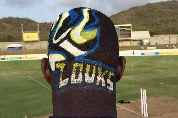 Image of the Week: Darren Sammy's new hairdo grabbed eyeballs during a St Lucia Zouks match.