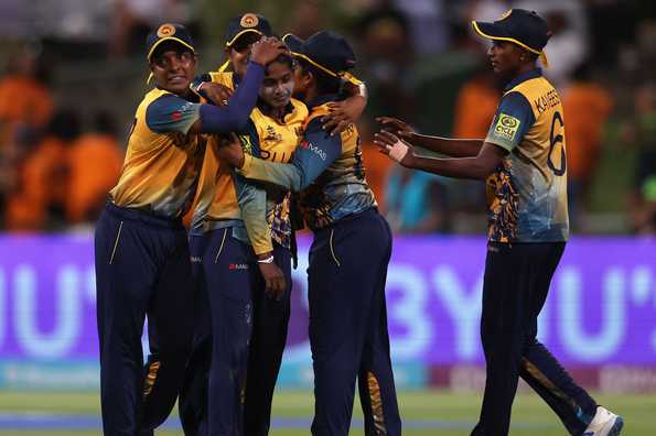 Sugandika Kumari bagged two wickets and defended 12 in the final over
