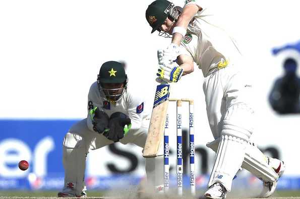 Smith batted well to keep Pakistan at bay.