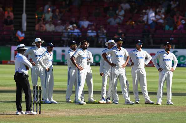 India were in the driver's seat the the end of a 23-wicket Day 1 at Newlands India were in the driver's seat the the end of a 23-wicket Day 1 at Newlands