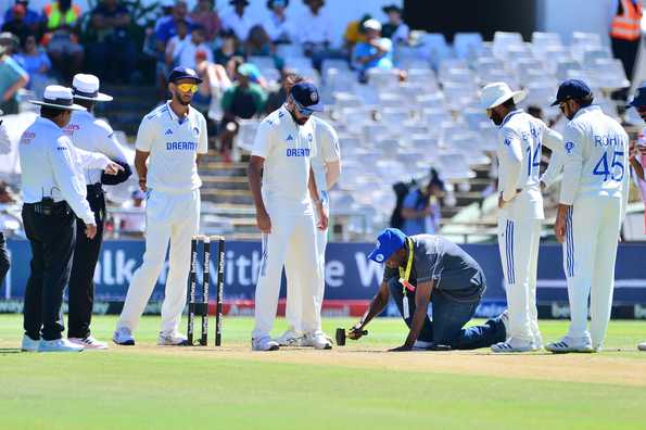 The pitch used for the second test has been rated "unsatisfactory" The pitch used for the second test has been rated "unsatisfactory"