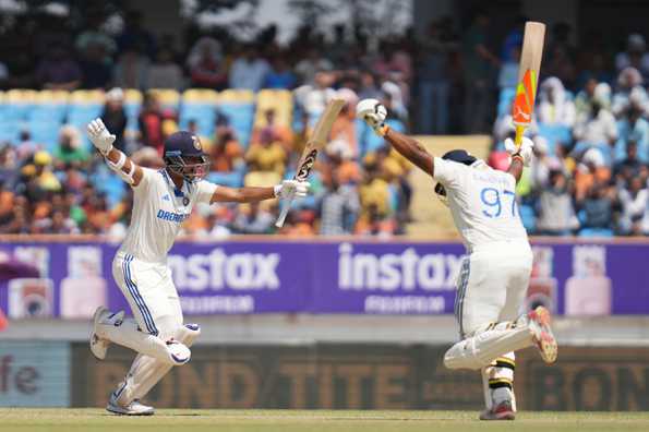 Yashasvi Jaiswal equalled the record for most sixes in a Test innings. Yashasvi Jaiswal equalled the record for most sixes in a Test innings.
