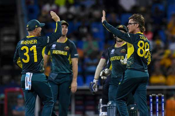 Australia produced a dominant display to ease into the Super 8s Australia produced a dominant display to ease into the Super 8s