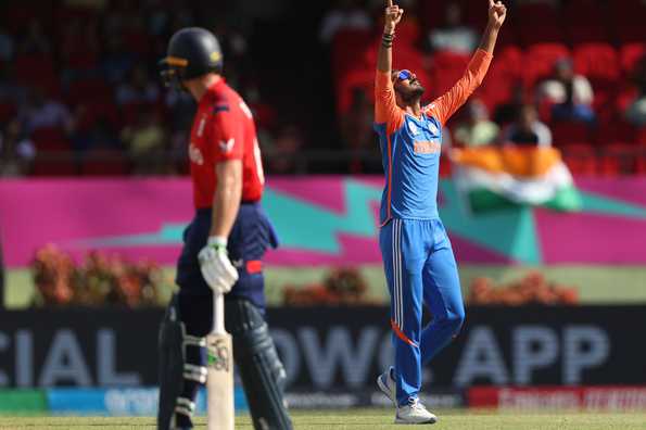 Axar Patel's three wicket haul included the big scalp of Jos Buttler Axar Patel's three wicket haul included the big scalp of Jos Buttler