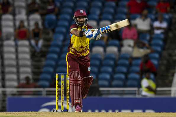 Nicholas Pooran's punishing 65* off just 26 deliveries helped West Indies thump South Africa by 7 wickets Nicholas Pooran's punishing 65* off just 26 deliveries helped West Indies thump South Africa by 7 wickets