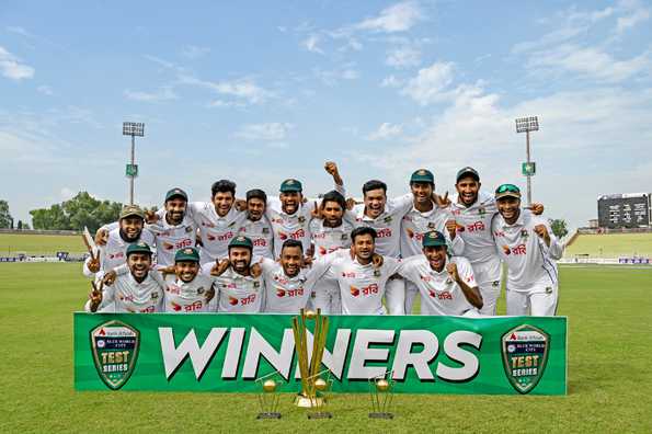 Bangladesh won the series 2-0 to inflict only the second ever home whitewash on Pakistan Bangladesh won the series 2-0 to inflict only the second ever home whitewash on Pakistan
